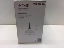 Load image into Gallery viewer, Home Decorators Collection 60424 1-Light Dark Bronze Pendant 1003569397
