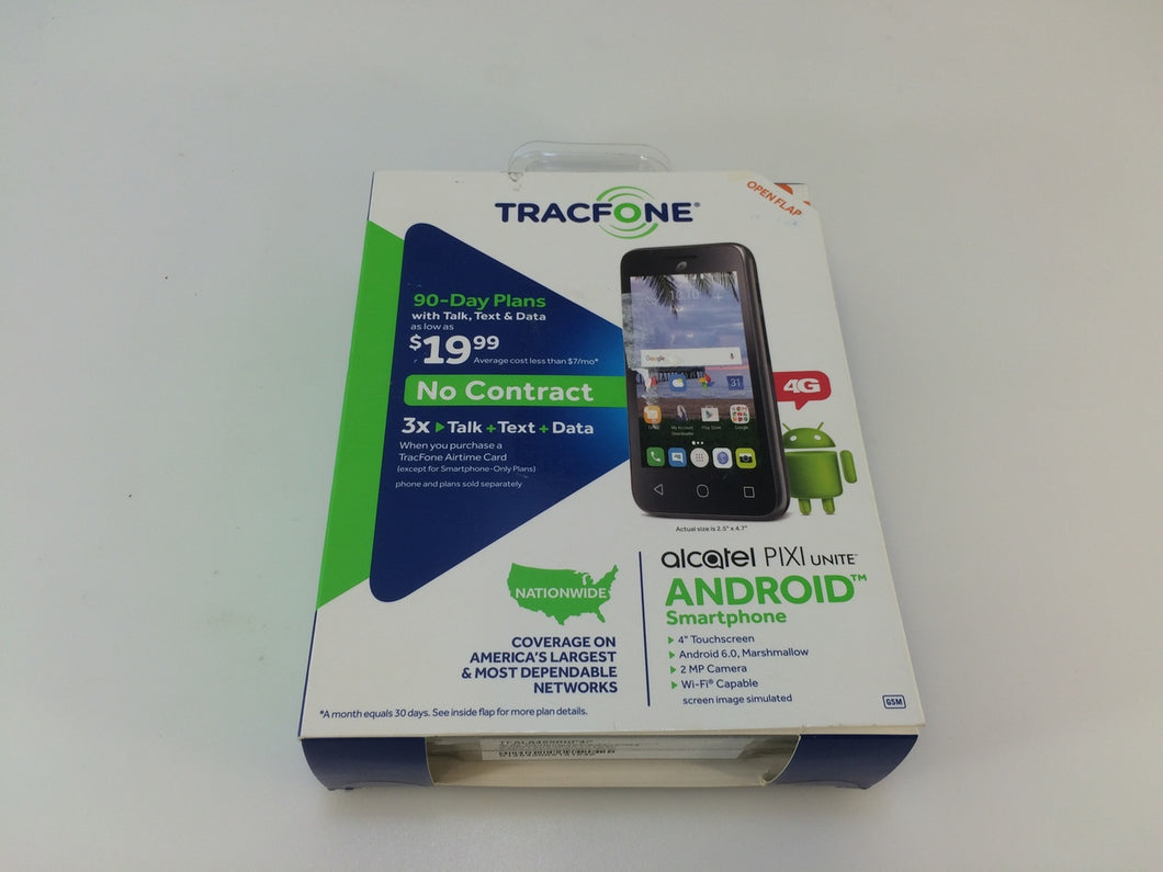 TracFone A466BG Alcatel PIXI UNITE 4G Prepaid Smartphone