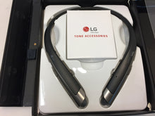 Load image into Gallery viewer, LG Tone Platinum HBS-1100 Wireless Bluetooth Headset Harman Kardon Black, NOB
