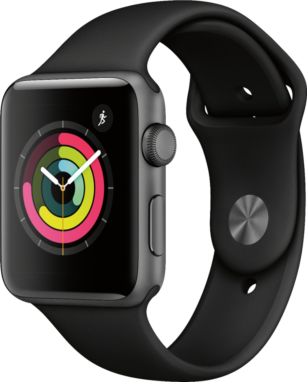 Apple Watch Series 3 (GPS) 42mm Space Gray Aluminum Case Sport Band MTF32LL/A