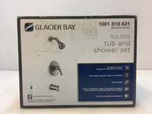 Load image into Gallery viewer, Glacier Bay 873X-0804 Builders 1-Spray Tub Shower Faucet Brushed Nickel
