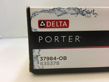 Load image into Gallery viewer, Delta 37984-OB Porter 2-Handle Deck-Mount Roman Tub Faucet, Oil-Rubbed Bronze
