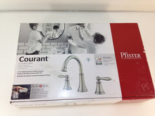 Load image into Gallery viewer, Pfister Courant 8&quot; Widespread 2-Handle Faucet Brushed Nickel LF-049-COKK
