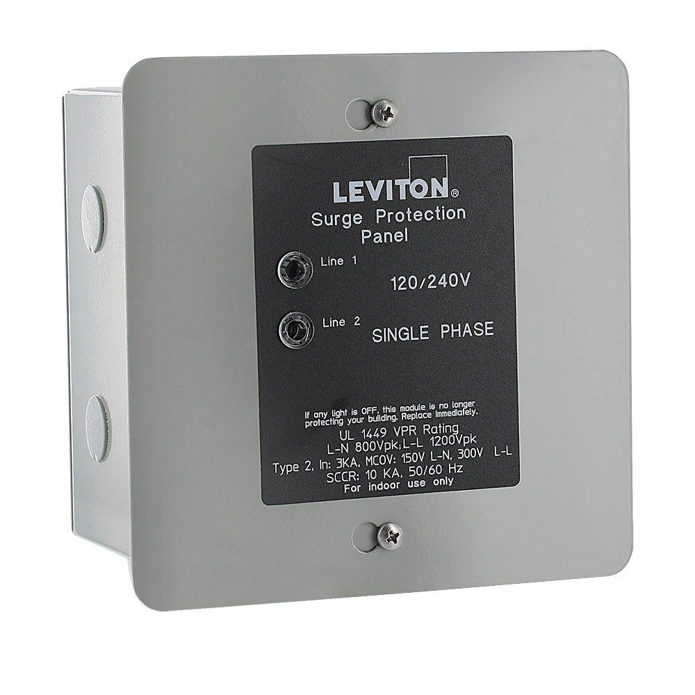 Leviton 51120-1 120/240-Volt Surge Protection Panel