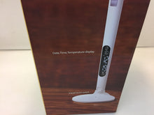 Load image into Gallery viewer, Normande Lighting GP5-3268 18&quot; White All-in-1 LED Desk Lamp with Digital Clock
