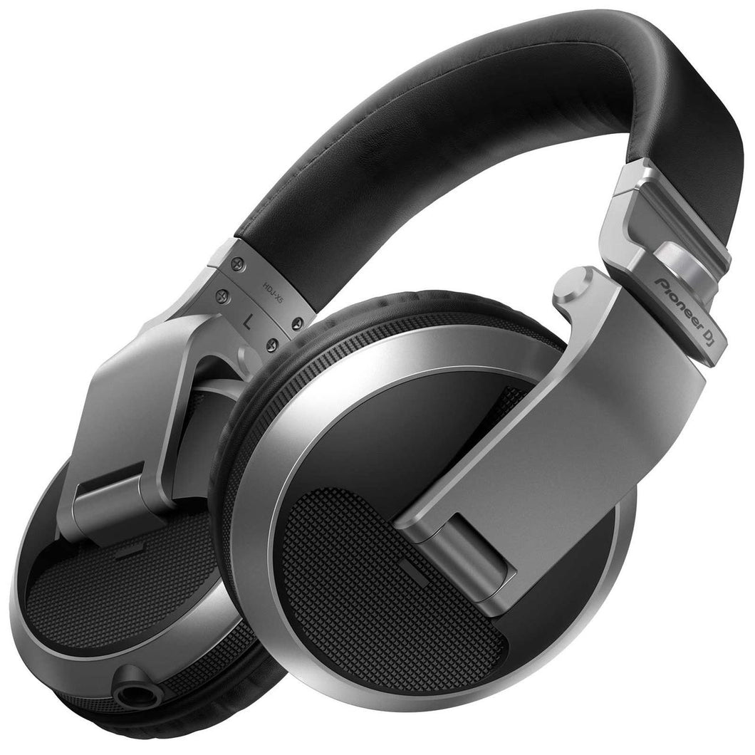 Pioneer DJ HDJ-X5 Over-Ear DJ Headphones Silver, NOB