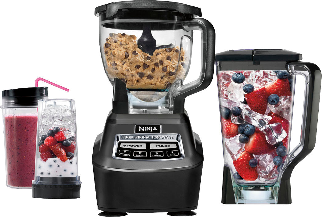 Ninja BL770 Mega Kitchen System 72-Oz. Blender 1500W - Black