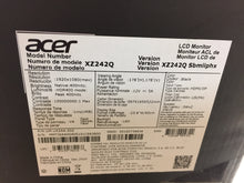 Load image into Gallery viewer, Acer NITRO XZ2 Series XZ242Q Sbmiiphx 23.6 in. LED Monitor Black
