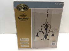 Load image into Gallery viewer, Hampton Bay Somerset 3-Light GEX8193A-3 Bronze Chandelier 175205
