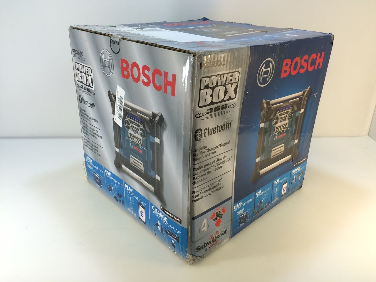 Bosch PB360C 18V Li-Ion Cordless Power Box Jobsite Radio