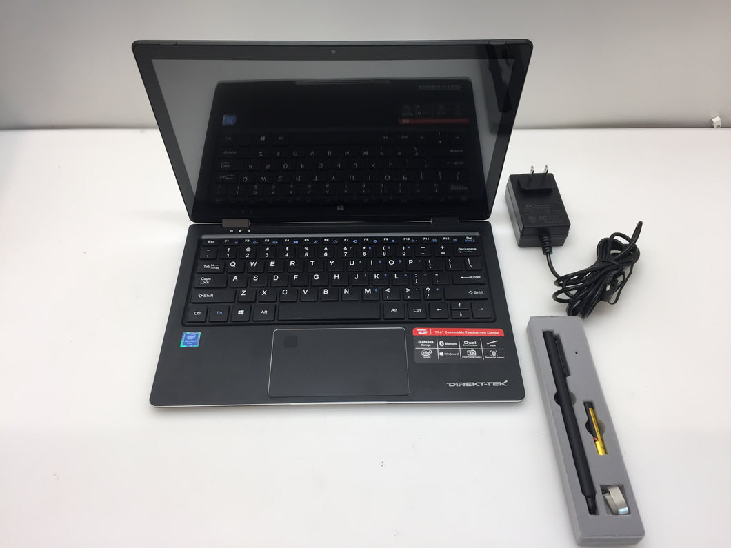 Direkt-Tek DTLAPY116-2-BK Convertible Laptop 11.6