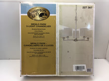 Load image into Gallery viewer, Hampton Bay Menlo N2001 Park 5-Light Brushed Nickel Chandelier 227367

