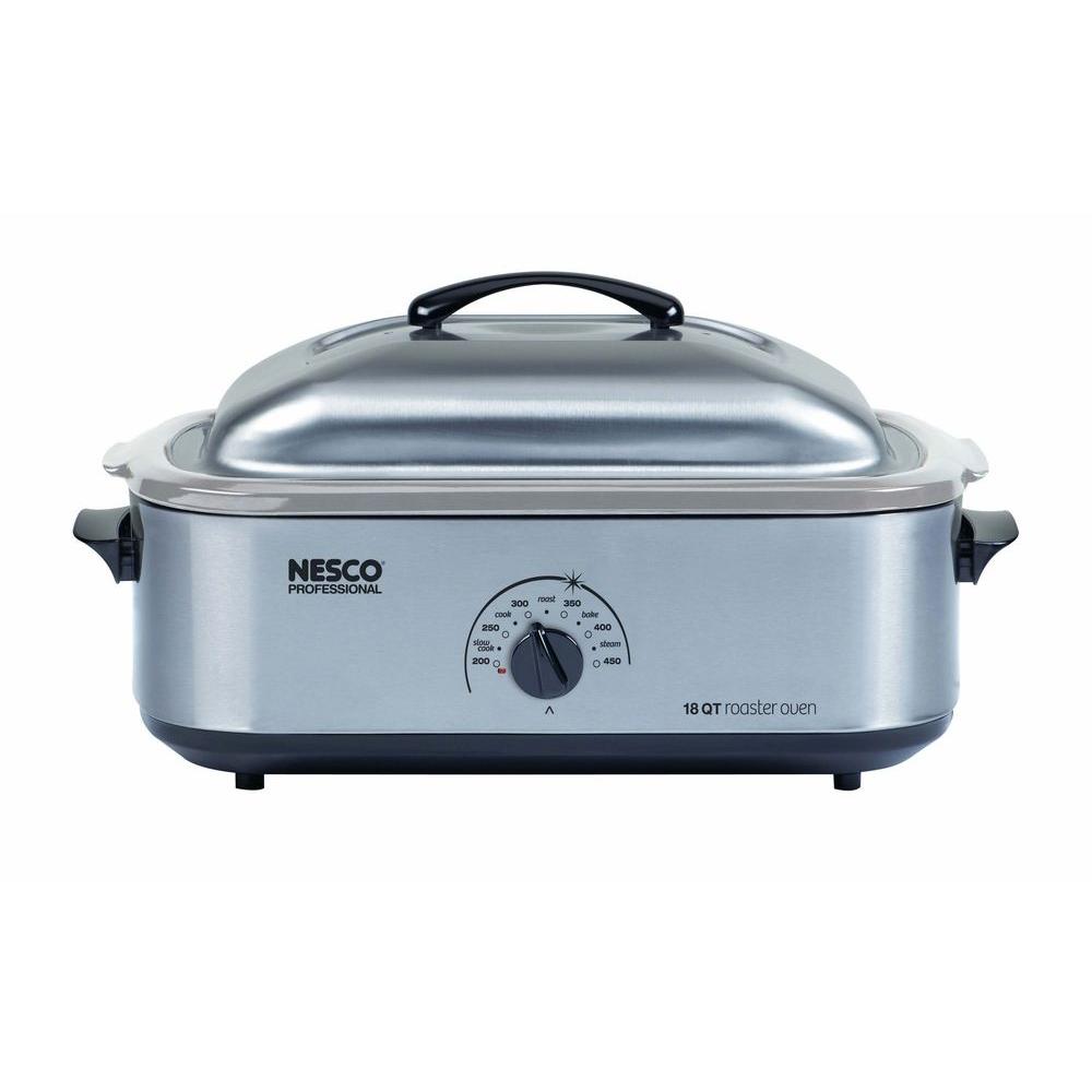 Nesco 4818-25-20 18-Quart Stainless Steel Roaster Oven