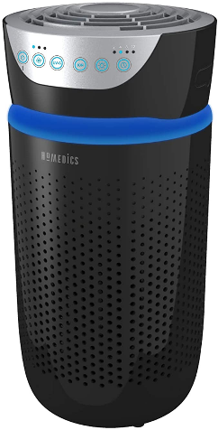 Homedics TotalClean 5-in-1 Tower HEPA Air Purifier AP-T20, Black