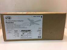 Load image into Gallery viewer, Hampton Bay YG216-MWH Roanoke 48&quot; LED White Ceiling Fan 1002719631
