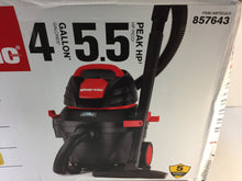 Load image into Gallery viewer, Shop-Vac 4 Gallon 5.5 Peak HP Wet/Dry Vacuum Cleaner ESLSQ550
