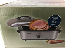 Load image into Gallery viewer, Nesco 4818-25-20 18-Quart Stainless Steel Roaster Oven
