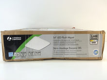Load image into Gallery viewer, Lithonia Lighting FMLSL 14 840 M4 14&quot; Square Low-Profile White LED Flushmount
