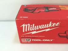 Load image into Gallery viewer, Milwaukee 0850-20 M12 12V Li-Ion Cordless Compact Vacuum (Tool-Only)
