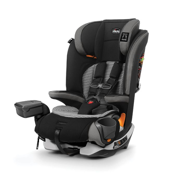 Chicco MyFit Zip Air Harness Booster Car Seat Q Collection, Black