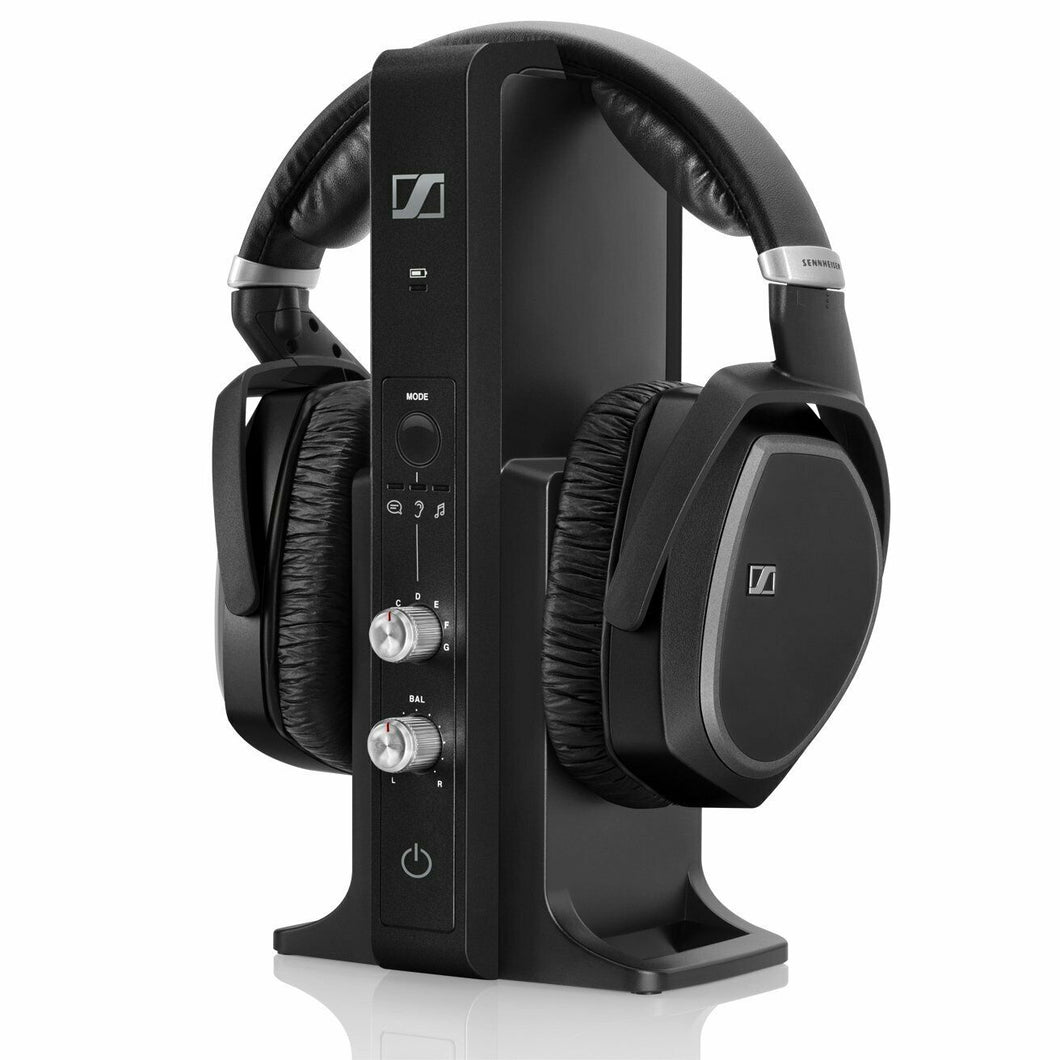 Sennheiser RS 195 RF Over the Ear Wireless Headphones System - Black