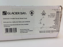 Load image into Gallery viewer, Glacier Bay 833CW-0004 2-Handle Faucet 1-Spray Tub Shower Head Nickel 692422
