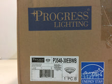 Load image into Gallery viewer, Progress Lighting P3548-30EBWB 14.75&quot; Swirled Glass 3Light White LED Flushmount
