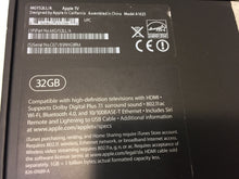 Load image into Gallery viewer, Apple TV (4th Generation) 32GB HD Media Streamer Black MGY52LL/A
