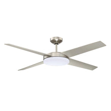 Load image into Gallery viewer, Kendal Lighting Inc Lopro 52in. LED Satin Nickel DC Motor Ceiling Fan AC21352-SN
