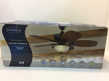 Load image into Gallery viewer, Harbor Breeze Cedar Shoals 44&quot; Oil Rubbed Bronze Indoor/Outdoor Ceiling Fan
