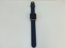 Load image into Gallery viewer, Apple Watch Series 1 MQ122LL/A 42mm Gold Aluminum Case Midnight Blue Sport Band
