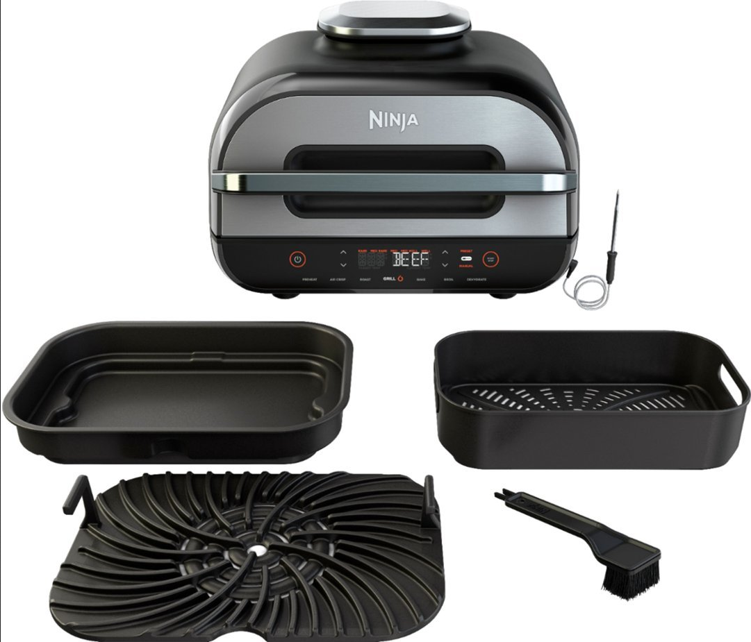 Ninja FG551 Foodi Smart XL 6-in-1 Indoor Grill with Air Fry