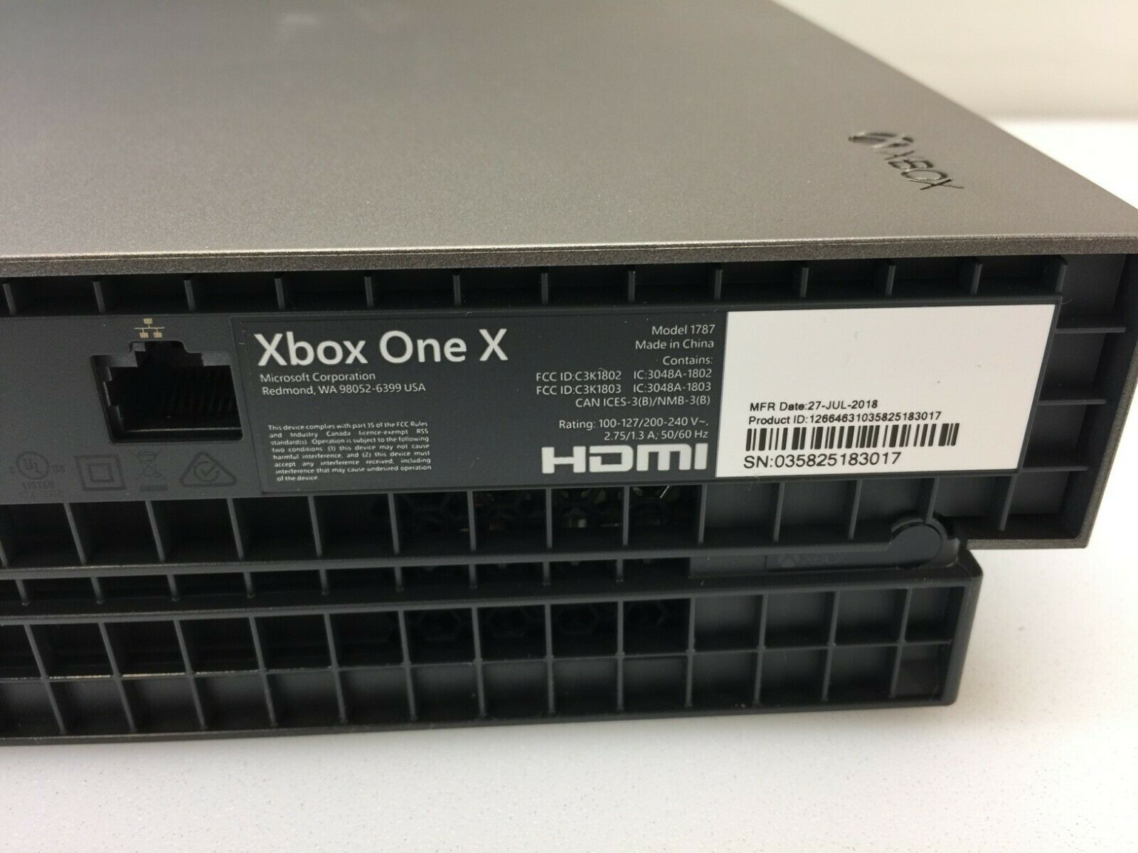 Microsoft Xbox One X 1TB Gold Rush Edition Battlefield Model