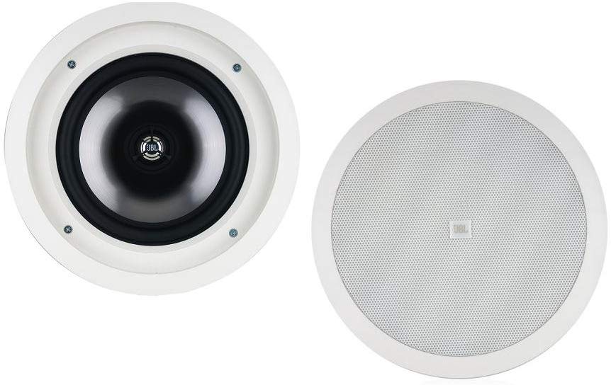 (PAIR) JBL SP8CII 2-Way Round 8 in. In-Ceiling Speaker with Swivel Mount Tweeter