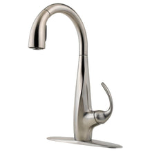 Load image into Gallery viewer, Pfister LF-529-7ANS Avanti 1-Handle Sprayer Kitchen Faucet in Stainless Steel

