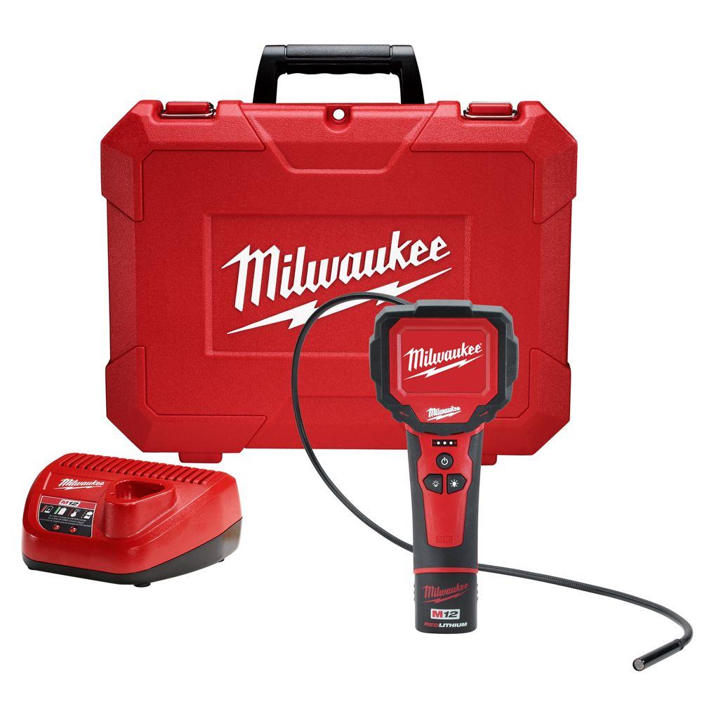 Milwaukee 2313-21 M12 12V Cordless M-Spector Digital Inspection Camera Kit
