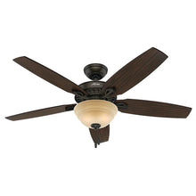 Load image into Gallery viewer, Hunter 52109 Heathrow 52&quot; Indoor New Bronze Ceiling Fan with Light Kit
