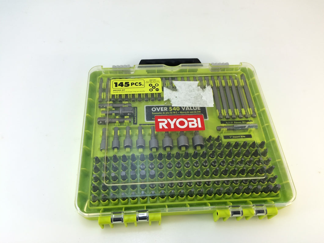 Ryobi A961451 Screwdriving Kit (145-Piece)