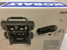 Load image into Gallery viewer, Kobalt 2-Gal 125 Max PSI Portable Electric Twin Stack Air Compressor 0819961
