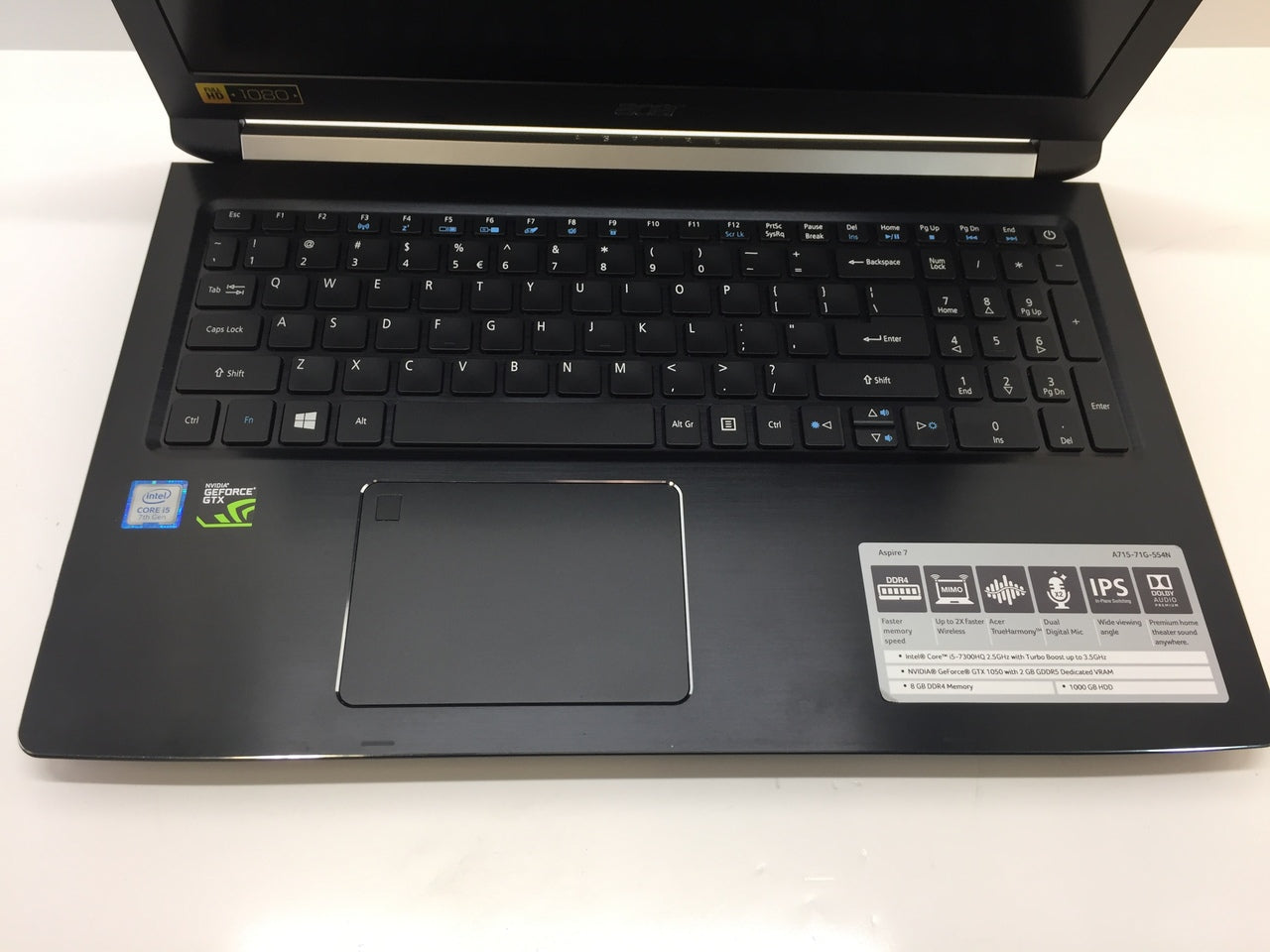 Aspire I5 7300hq Gtx1050 Acer Aspire Intel I5-7300HQ 8GB 1TB