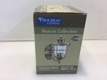Load image into Gallery viewer, Progress Lighting P6024-135DI Beacon 1-Light 6&quot; Stainless Steel Wall Lantern
