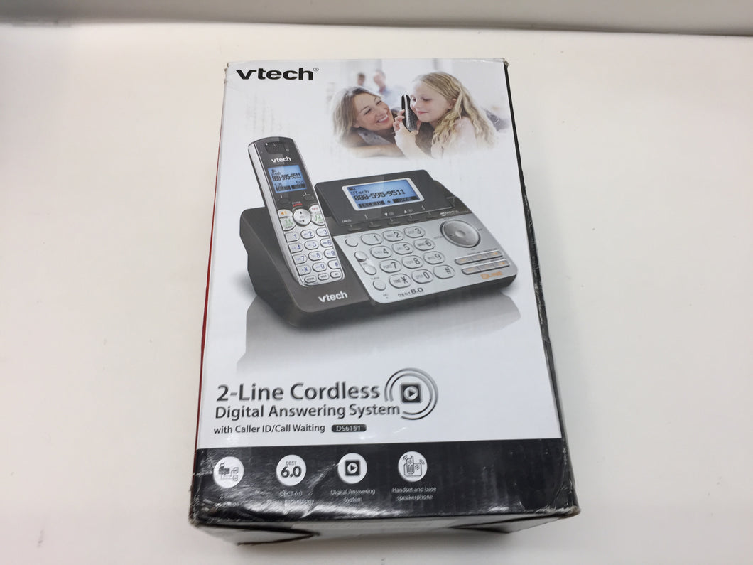 Vtech DS6151 2-Line DECT 6.0 Cordless Phone Digital Answering System