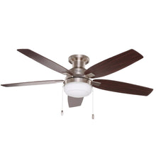 Load image into Gallery viewer, Hunter 59185 Duncan 52 in. Indoor Brushed Nickel Ceiling Fan 1001641276
