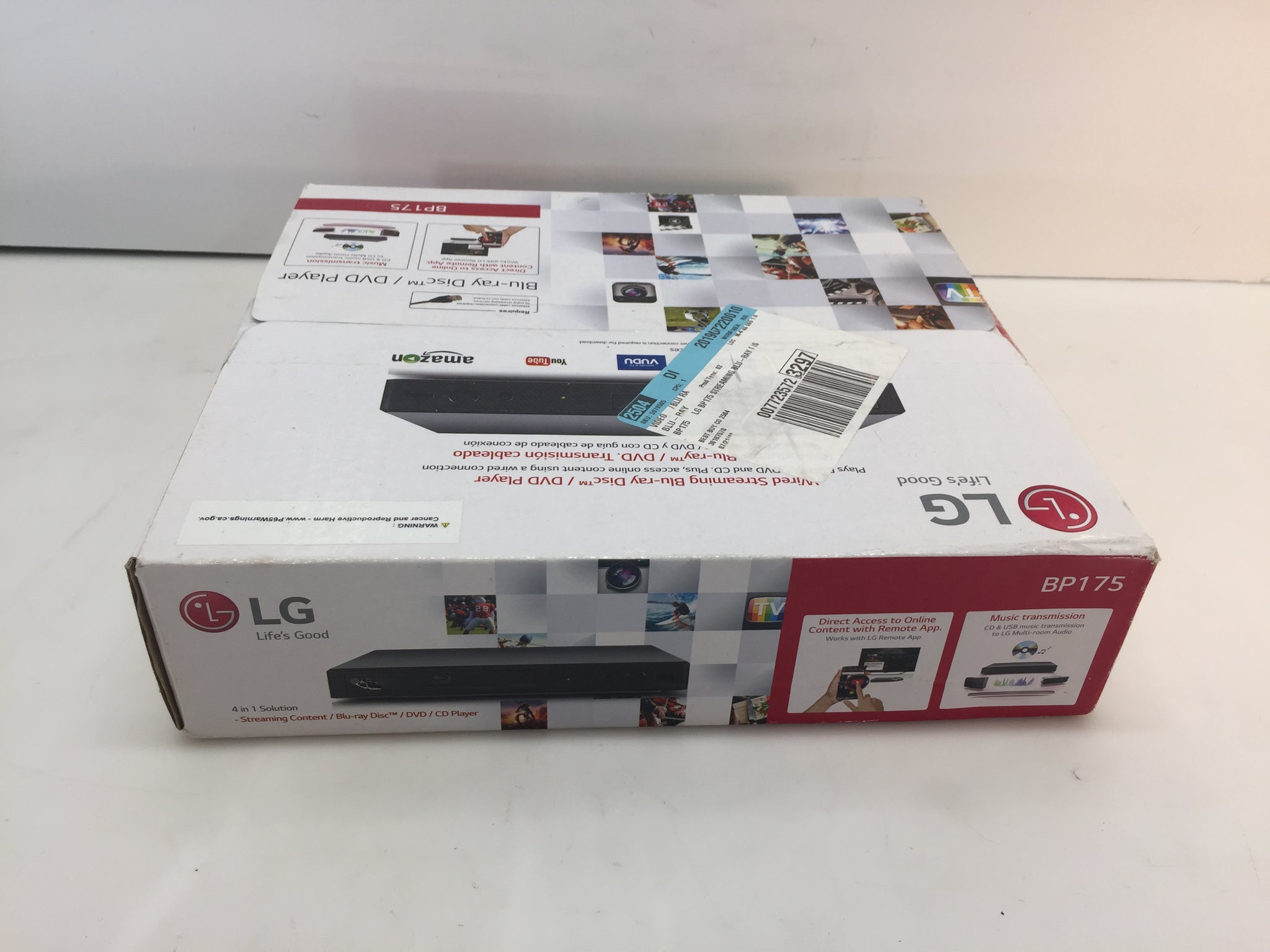 家電 LG BP175 Bluray player Amazon.com: LG BP175 Blu-Ray DVD Player, with HDMI Port Bundle