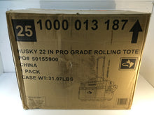 Load image into Gallery viewer, Husky GP-44449N13 22 in. Pro Grade Rolling Tote 1000013187
