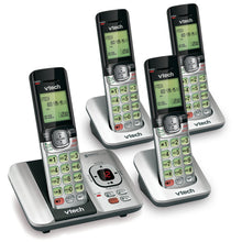 Load image into Gallery viewer, VTech CS6529-4 DECT 6.0 Phone Answering System with Caller ID - 4 Handsets

