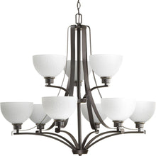 Load image into Gallery viewer, Progress Lighting Legend 9-Light Antique Bronze Chandelier P4272-20
