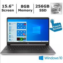 Load image into Gallery viewer, Laptop Hp 15-DY1074NR 15.6&quot; Touchscreen Intel i3-1005G1 8GB 256GB SSD Win10

