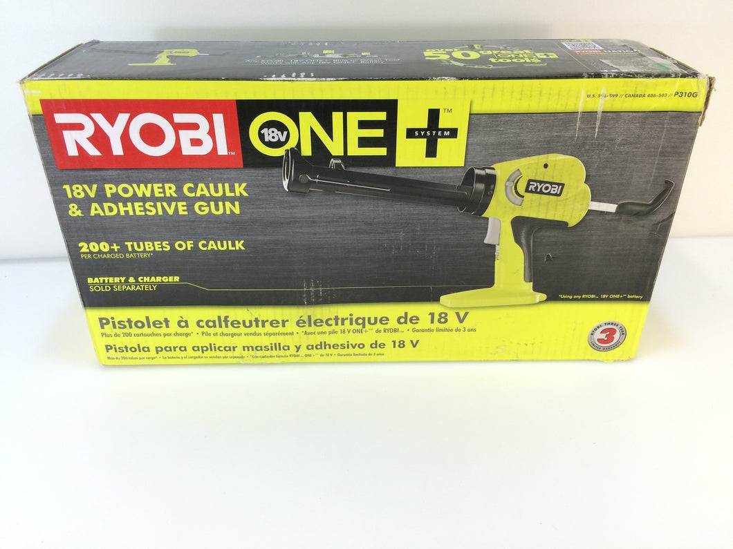Ryobi P310G ONE+ 18V Power Caulk and Adhesive Gun (Tool Only)