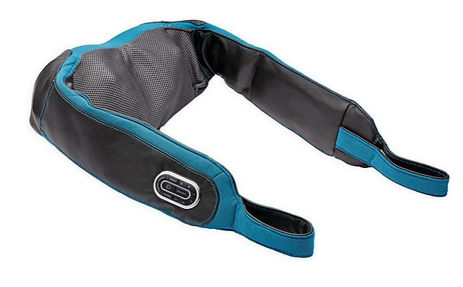 Brookstone 2-in-1 Tapping & Shiatsu Neck & Shoulder Massager B-NMS-700HJ